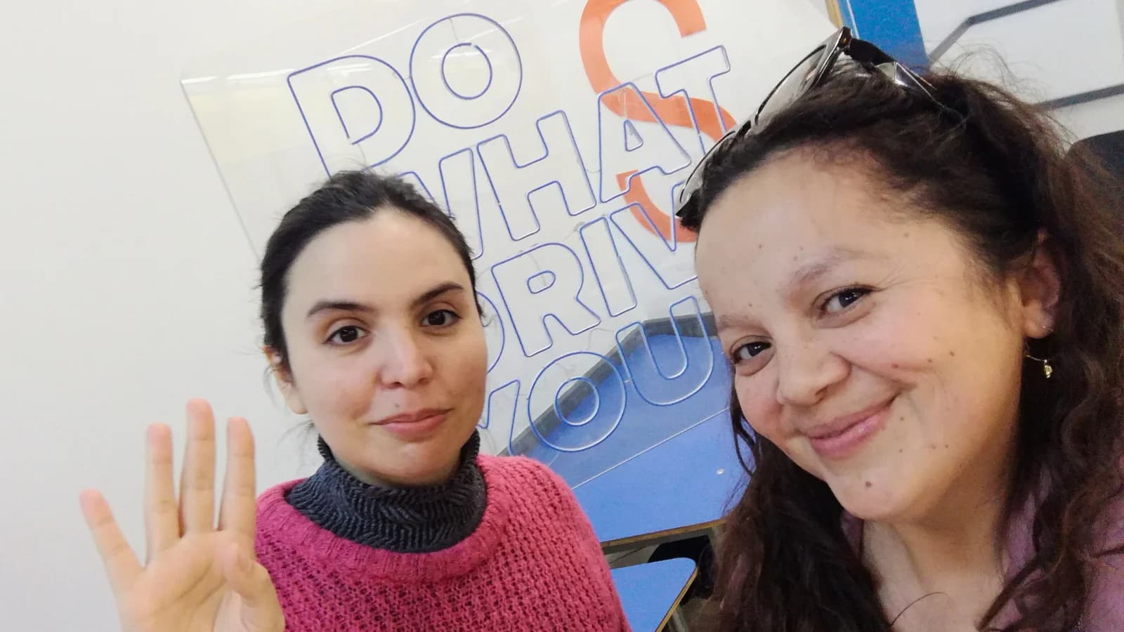 Selfie voluntarias Python Chile